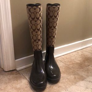 COACH Authentic Rain Boots! Never worn 😁